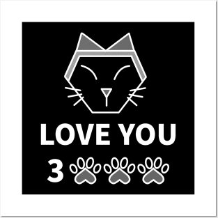 CATS LOVE YOU 3000 Posters and Art